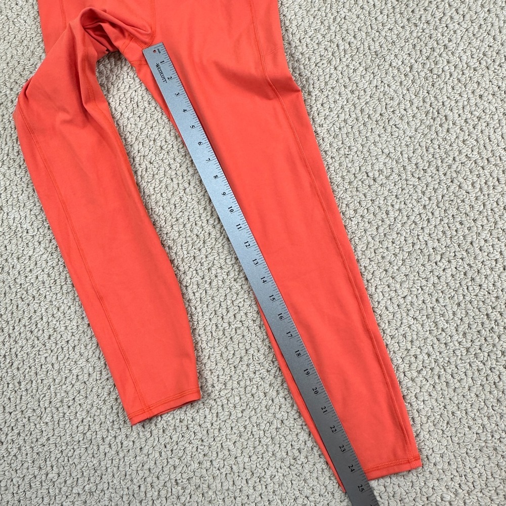 Vuori Leggings Womens S Orange Studio Pocket Performance Stretch Yoga Workout - Picture 6 of 14